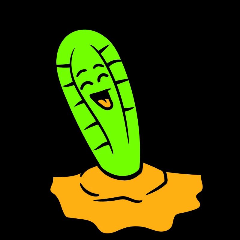 Laughing Cactus Cacti Face Prickly Desert