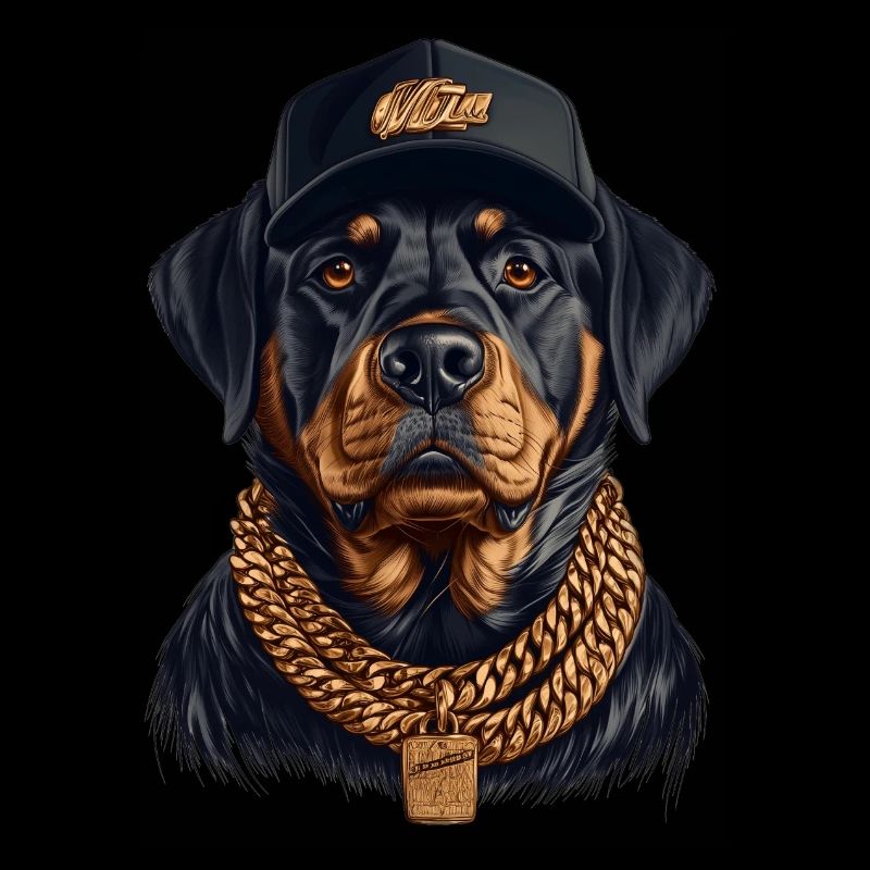 Rottweiler cool Hunde Hund Portrait
