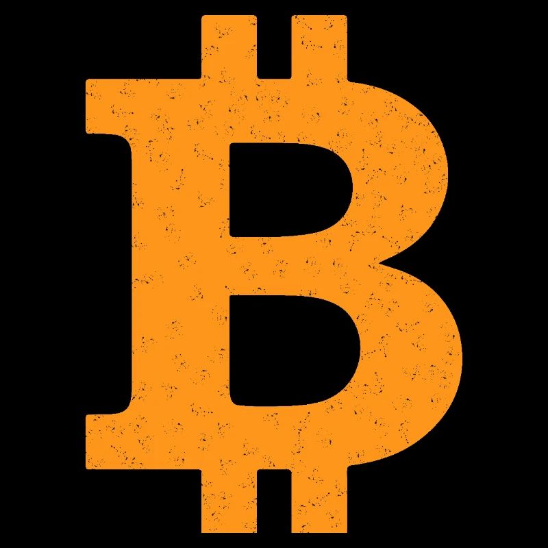 Look rétro Bitcoin - Conception de crypto pour les fans