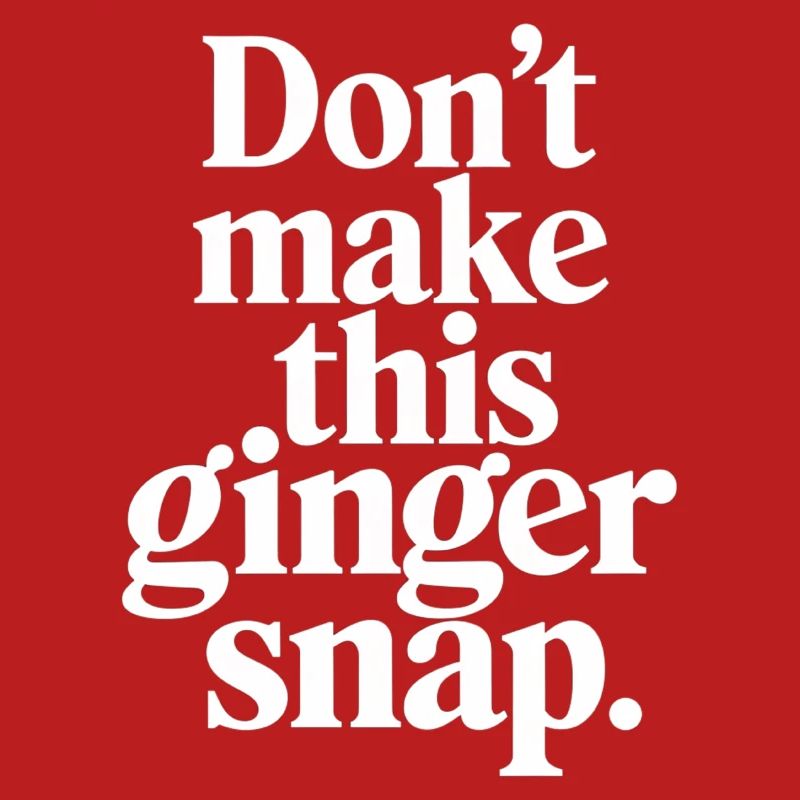 Don't Make This Ginger Snap 3