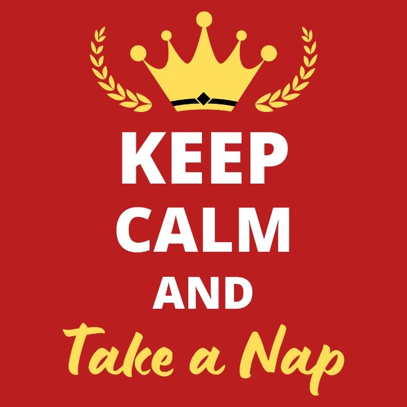 Bleiben Sie ruhig und machen Sie ein Nickerchen