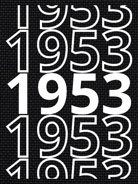 1953 1953 1953