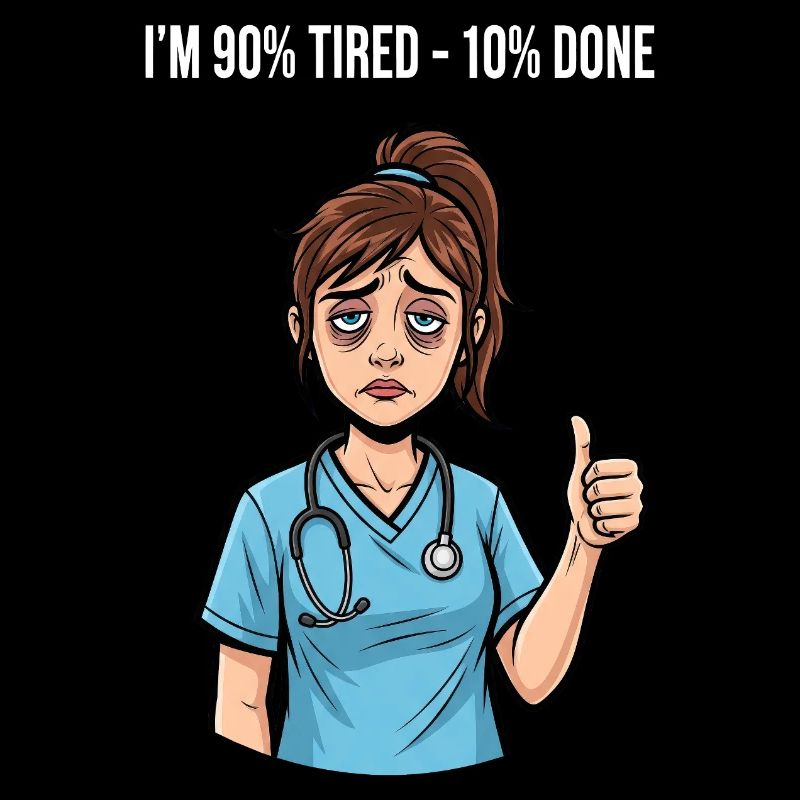 90% Müde, 10% Fertig - Pflegeheld Pflegerin