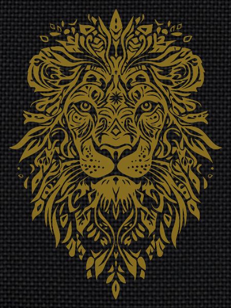 Lion Face Mandala