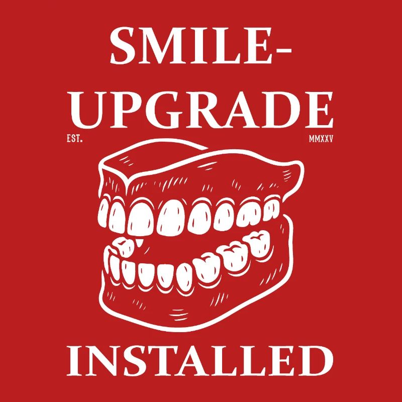 Funny Denture Design – Smile Upgrade Installed