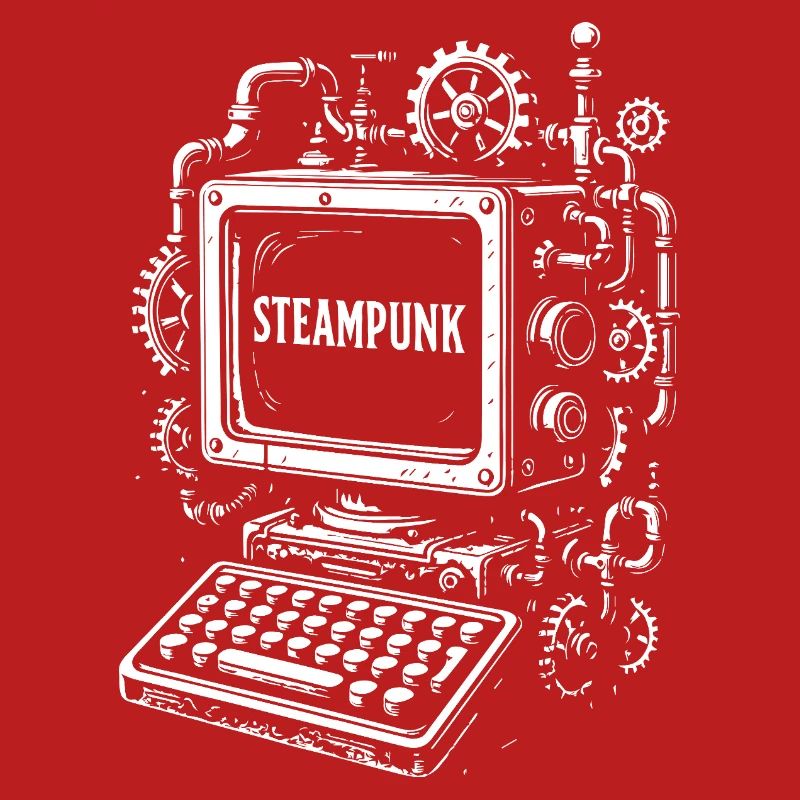 Engrenage d’ordinateur steampunk