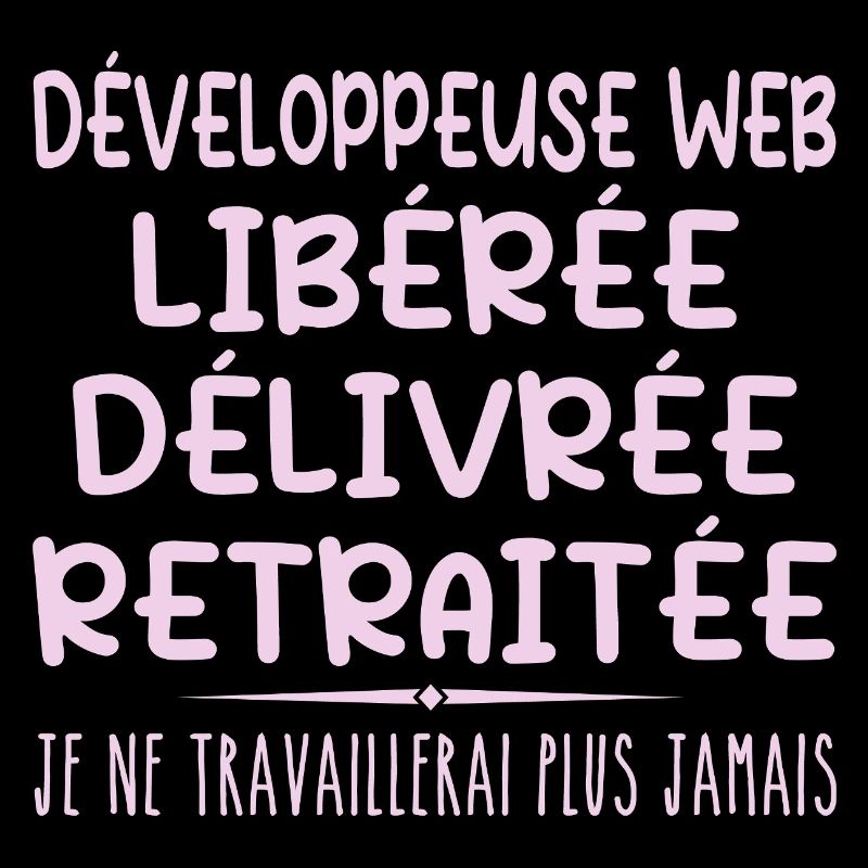 Développeuse web célèbre sa retraite avec humour