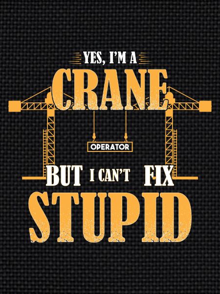 Crane operator crane