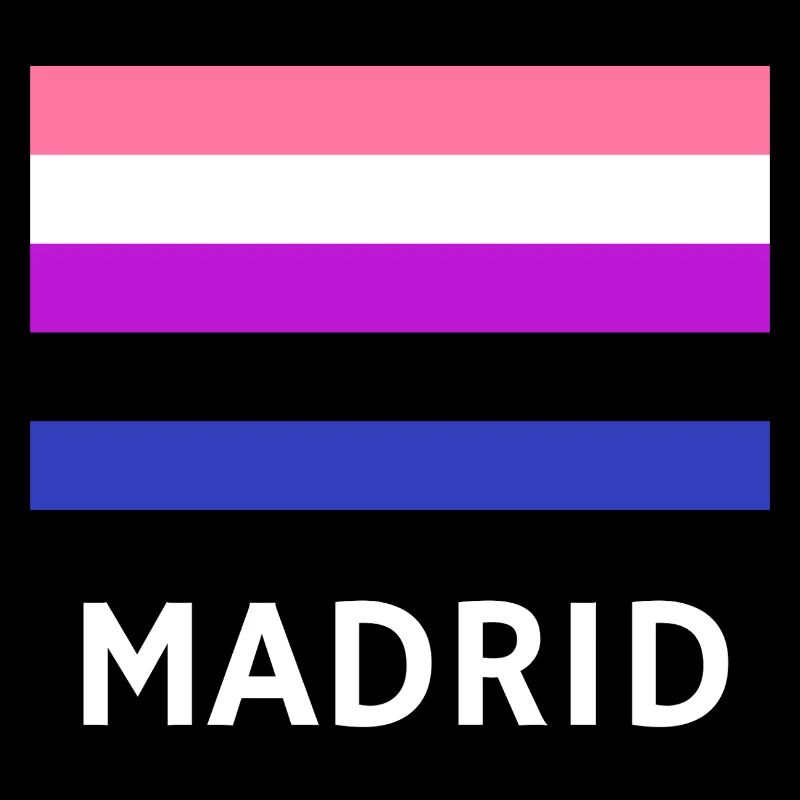Genderfluid Pride Flag Madrid