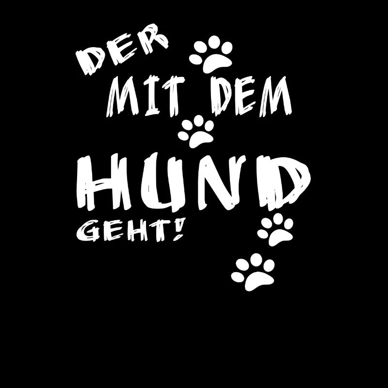 Der mit dem Hund gassi geht.