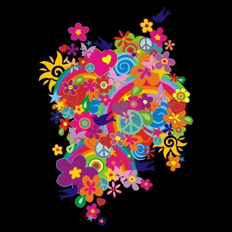 NEW FLOWER POWER RAINBOW