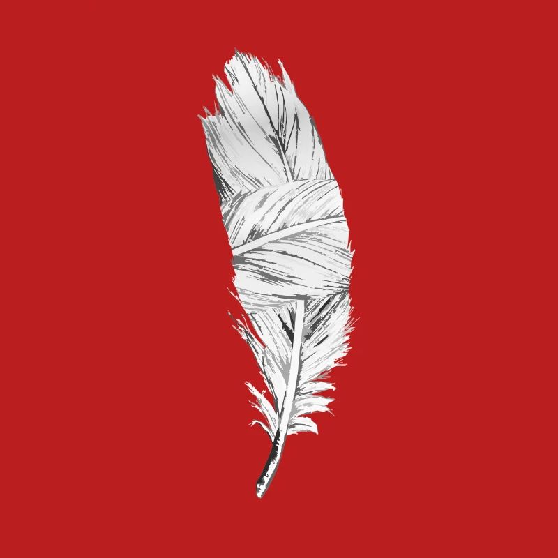 Black and White Feather