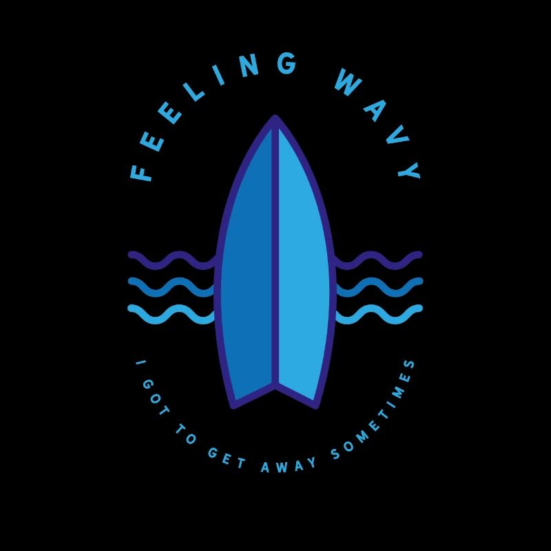 Surfer Shirt - Feeling Wavy