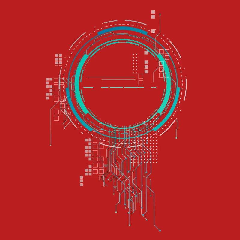 cpu pc nerd vaisseau spatial sci-fi carte mère lol cod