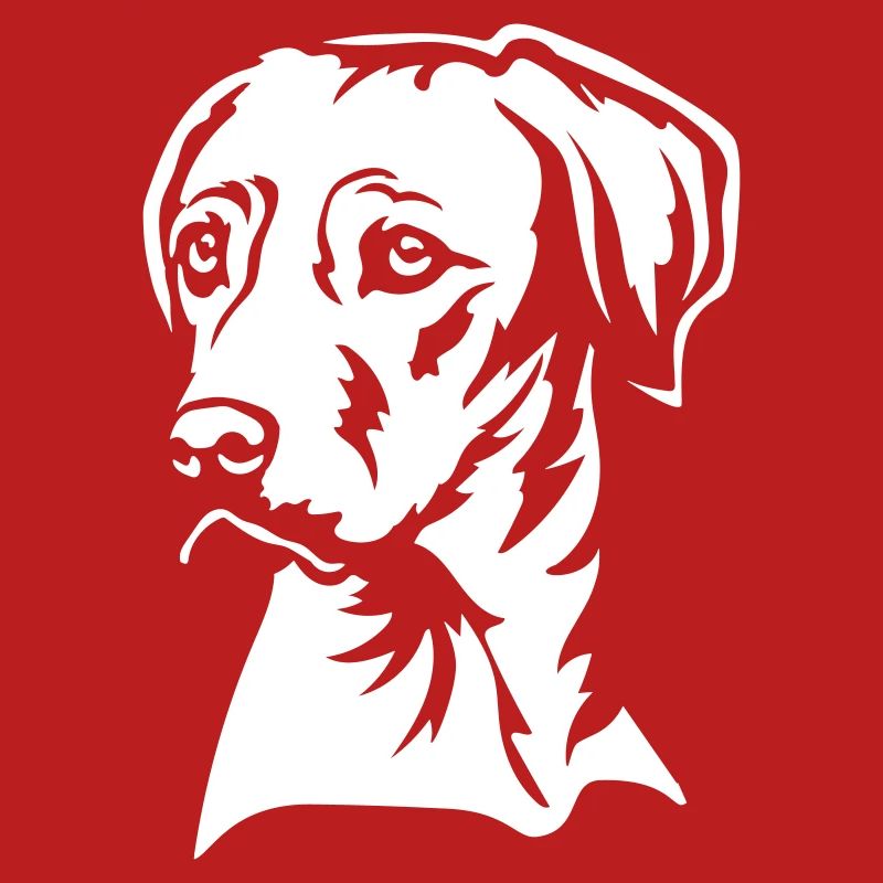 Rhodesian Ridgeback Head « Black Edition »