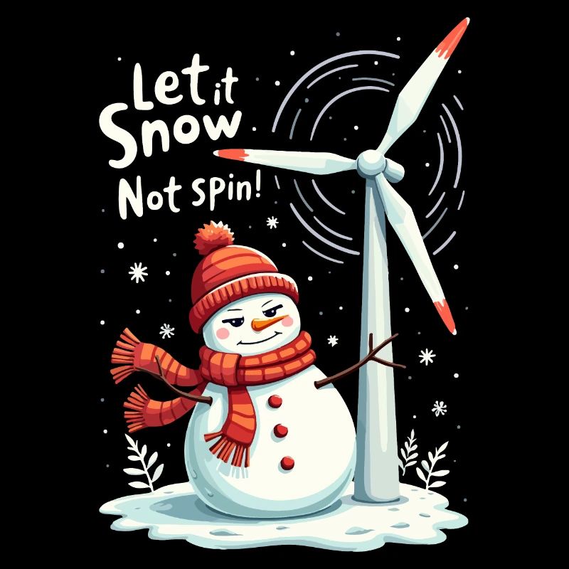 Stop Wind Turbines - Let it Snow, Not Spin