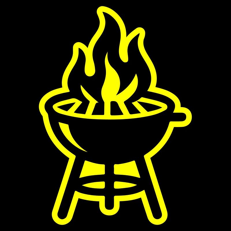 Grill Symbol Feuer