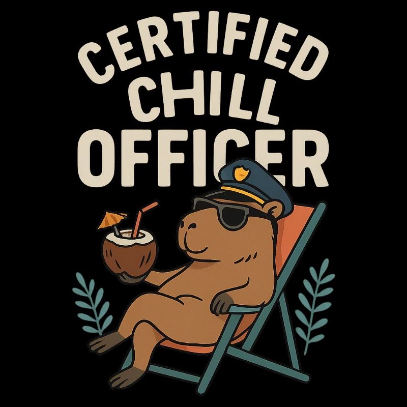 Capybara Style – Certified Chill Officer