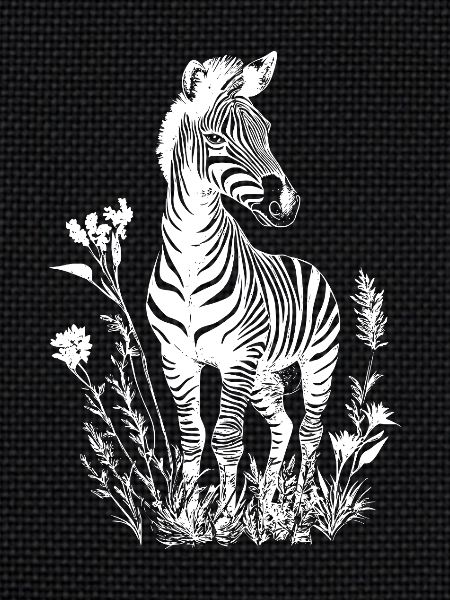 Zebra Blumen Floral