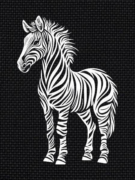 Zebra Drawing