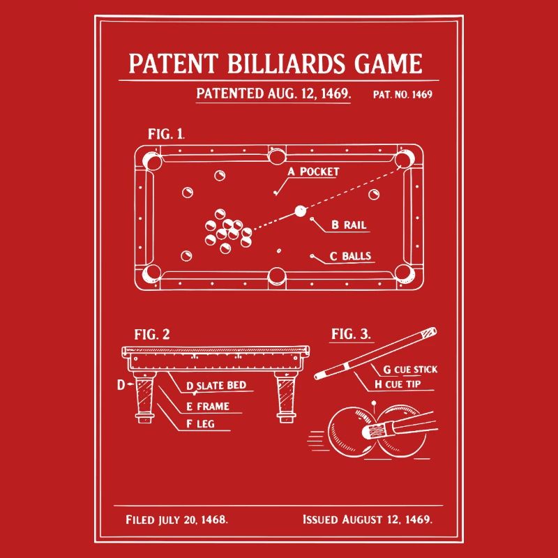 Patent-Billard-Bauplan