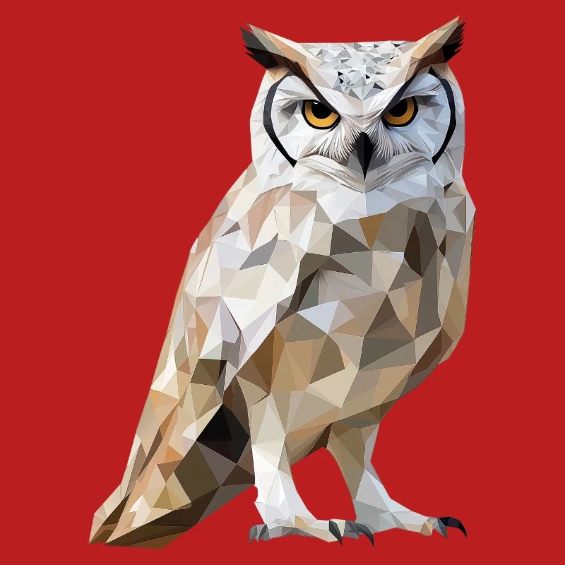 Low Poly Owl – un design moderne pour les petits malins
