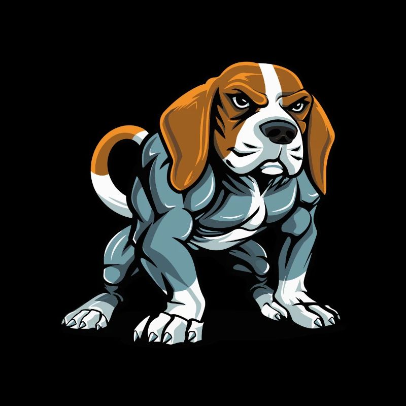 Beagle Chien Muscles Musculation