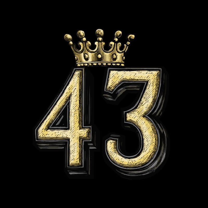 43 Zahl Krone
