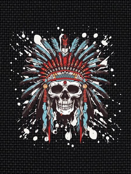 Crâne Apache Indien