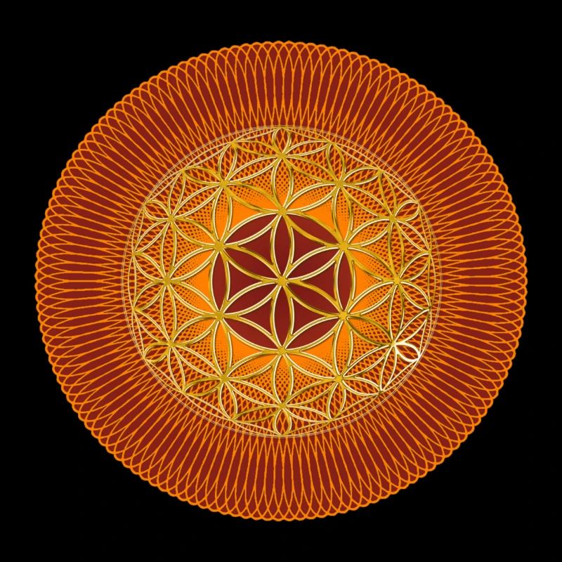 Fleur de la vie - Spirograph