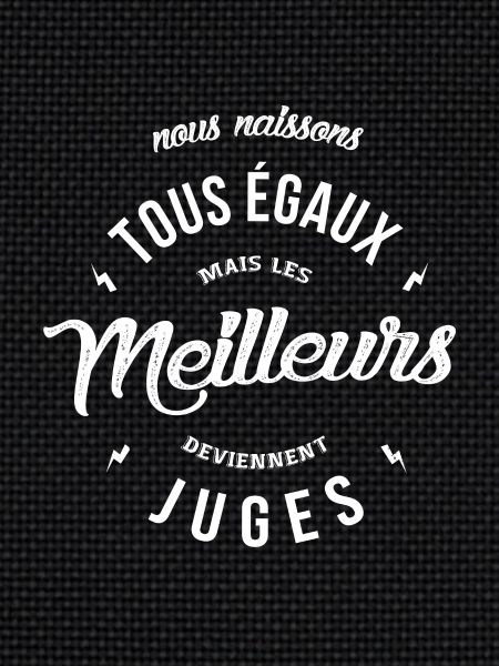 Les meilleurs deviennent Juges