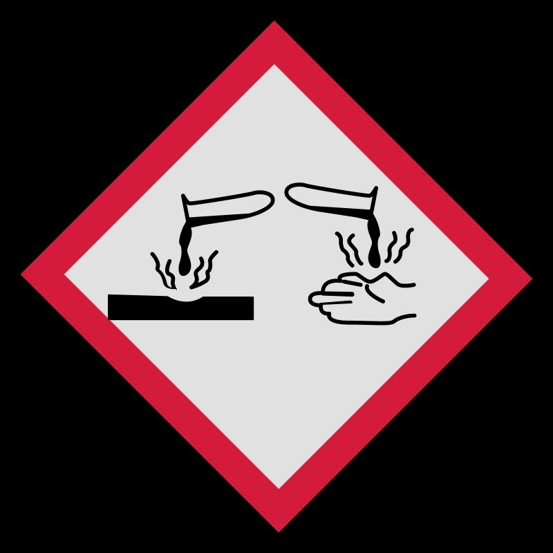 Gefahrstoffe ätzend