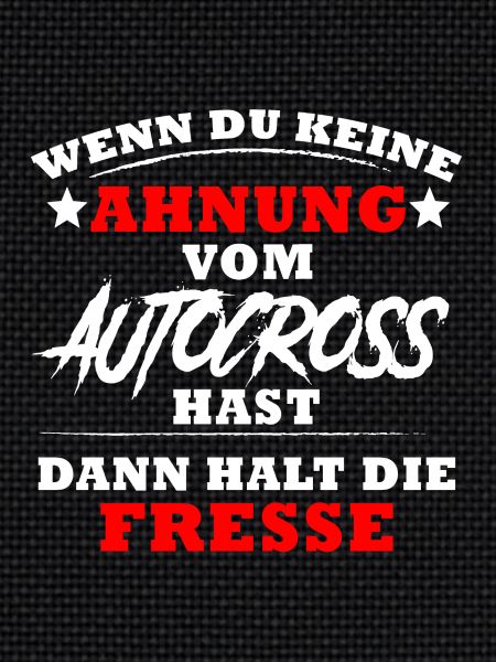 no idea about AUTOCROSS