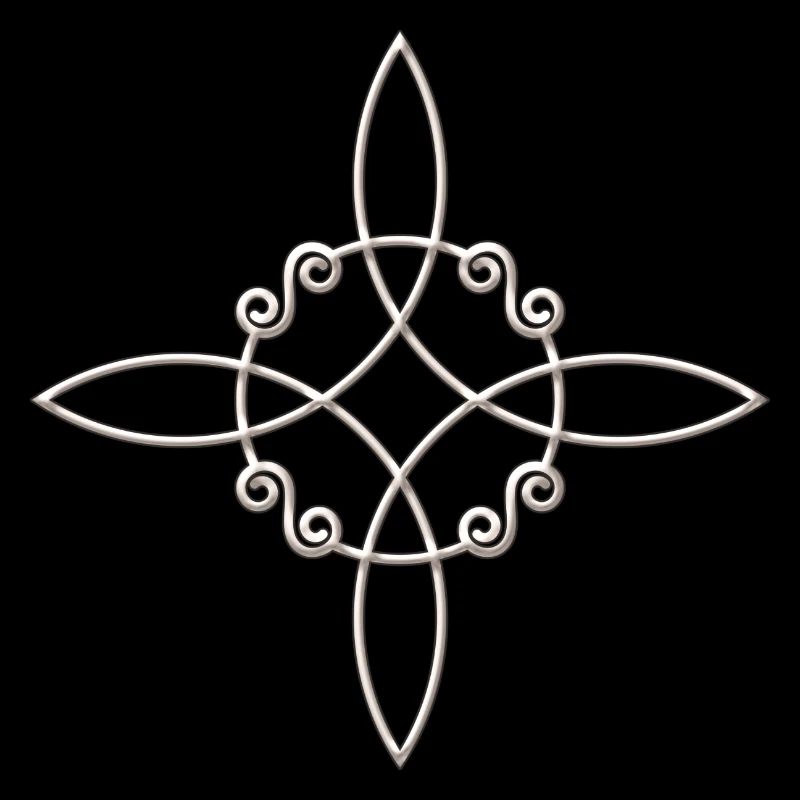 Witch`s Knot, Hexenknoten, Bindet die 4 Elemente