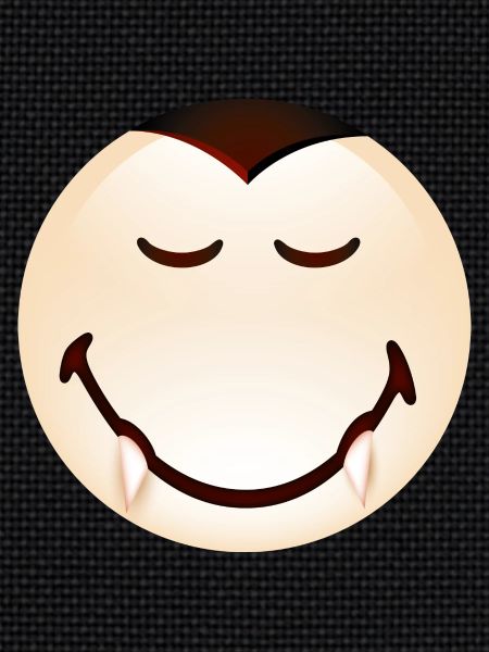 Smiley Halloween Dracula