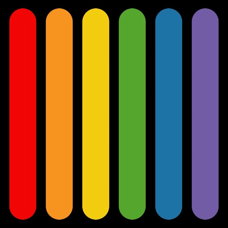 Regenbogen Staebchen