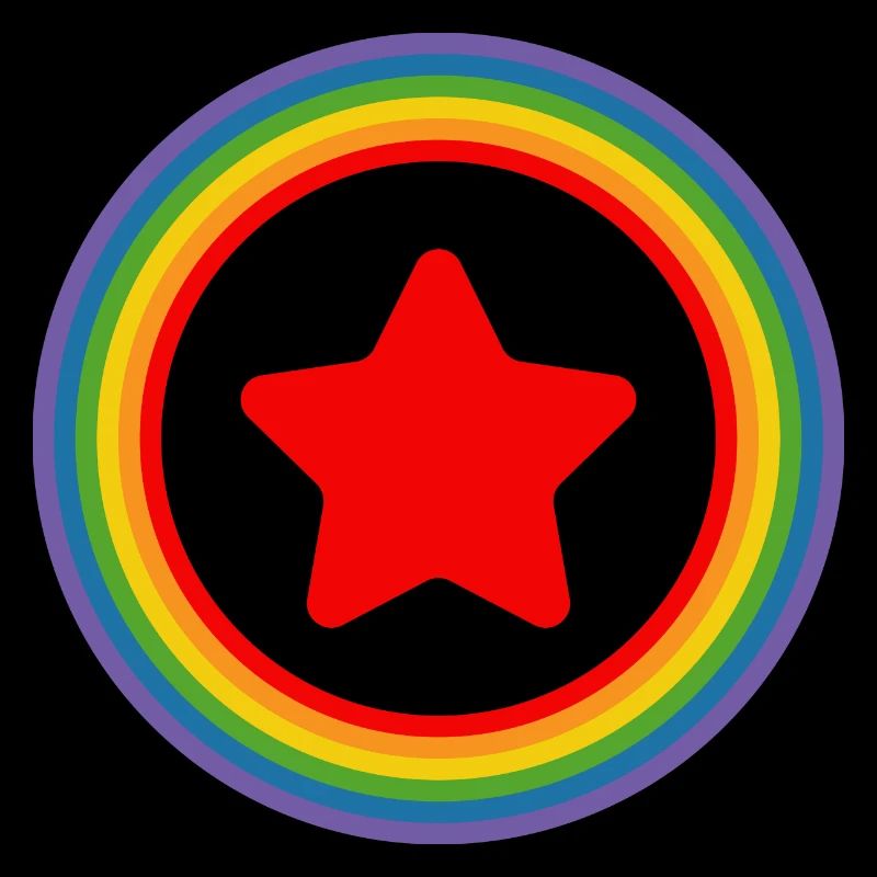 Regenbogen round stern