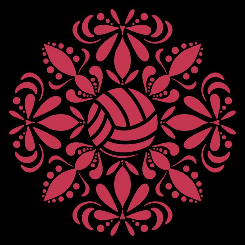 Volleyball Mandala