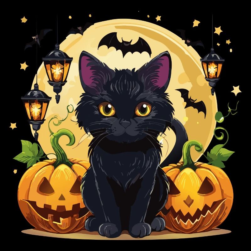 Halloween-Katze