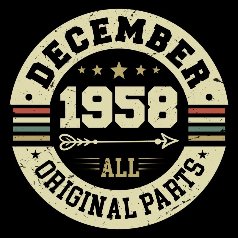 Legends Birthday December 1958 Born Gift