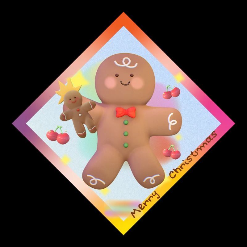 Cookie Merry Christmas White