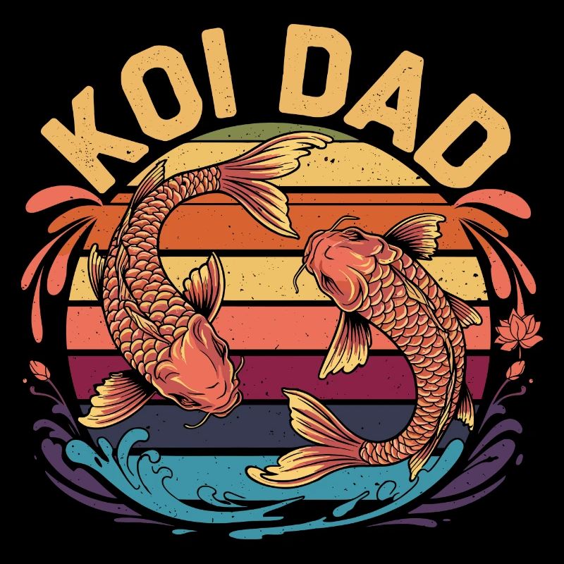 Focus on passion for koi fish