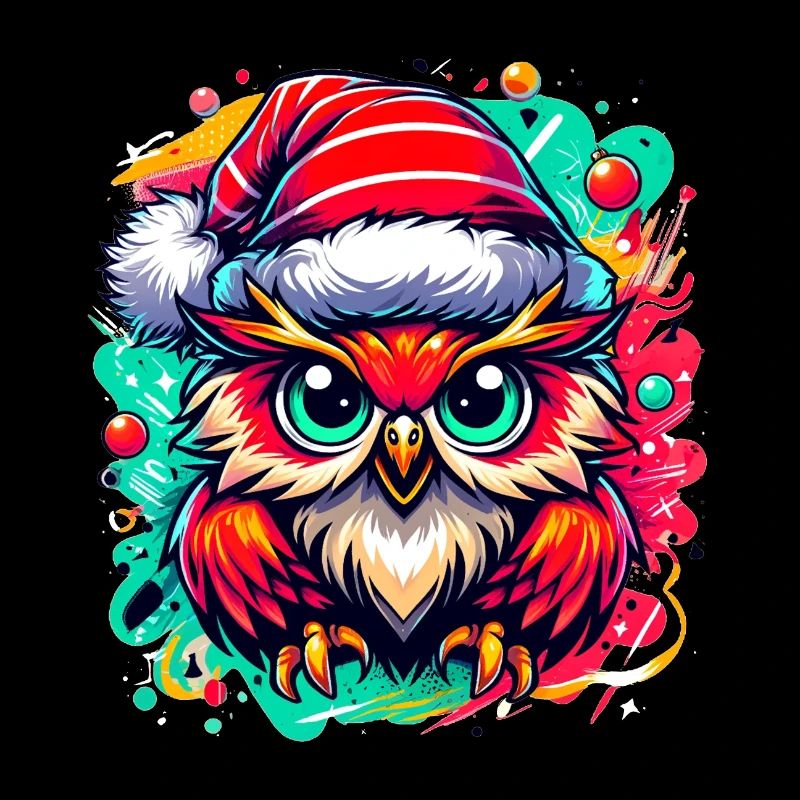Hibou de Noël Hibou Noël