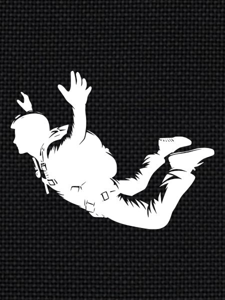 Skydiving Man Jumping Flight