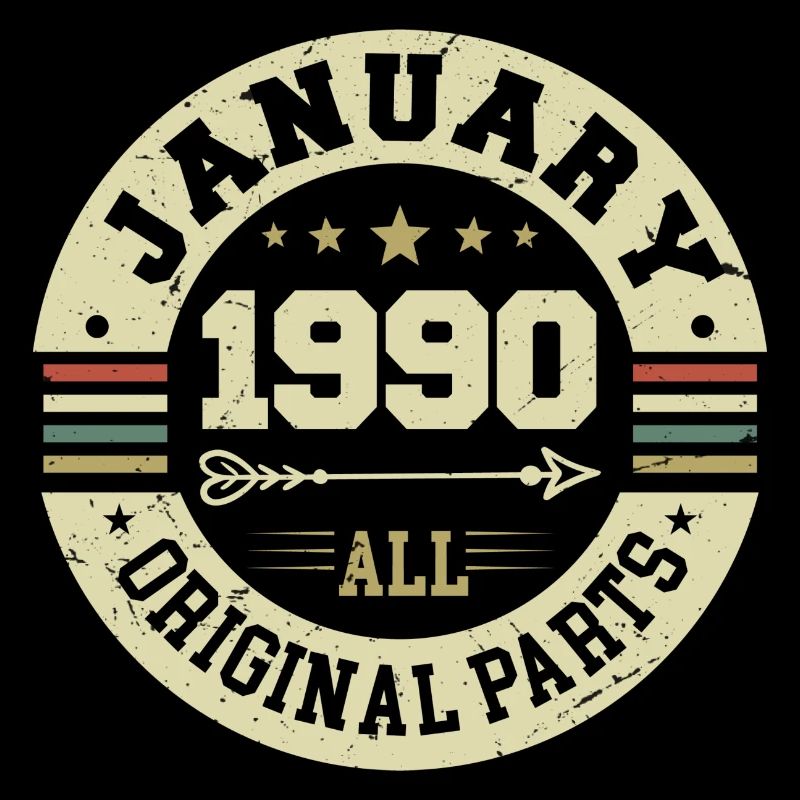 Janvier 1990 - Anniversaire en janvier 1990