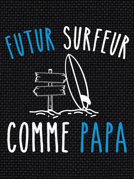 Future surfer like dad