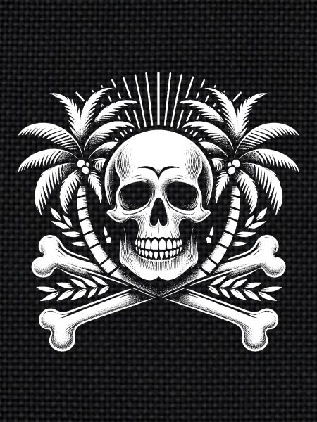 Skull Palm Trees 2