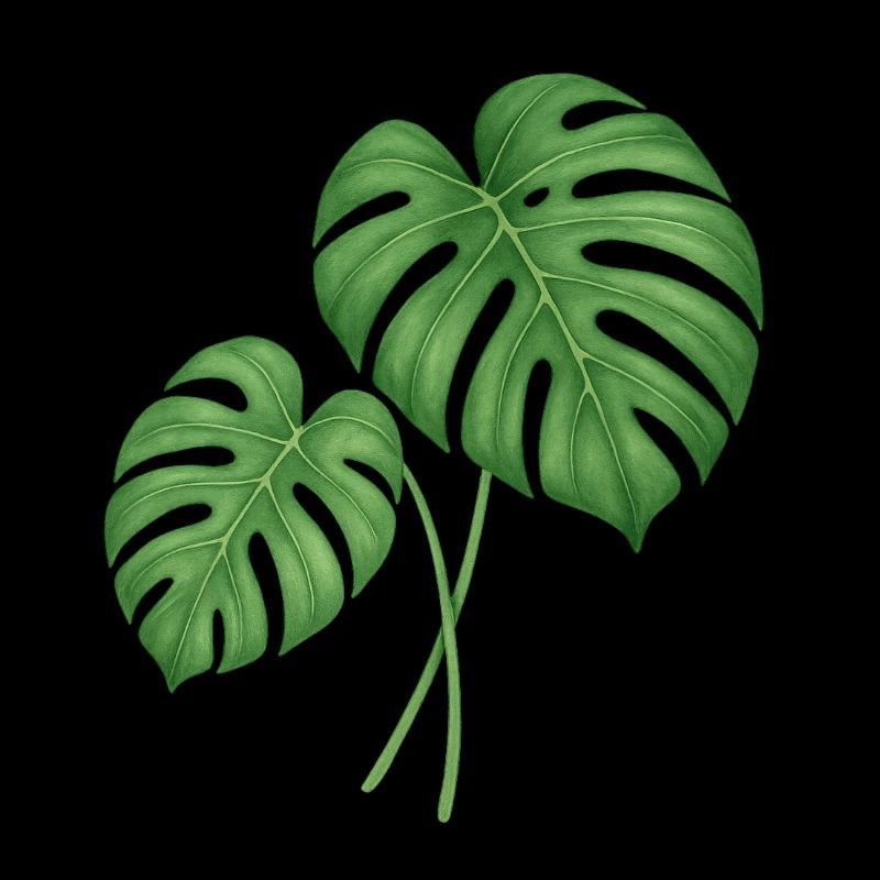 Feuilles de Monstera – Jungle urbaine