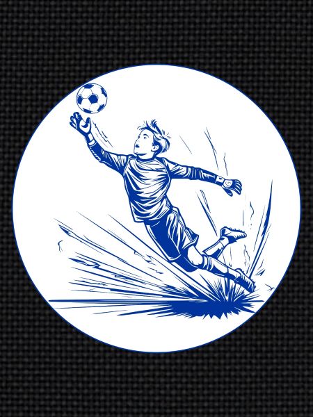 Goalkeeper (blue and white)