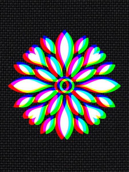 EDM Floral Mandala